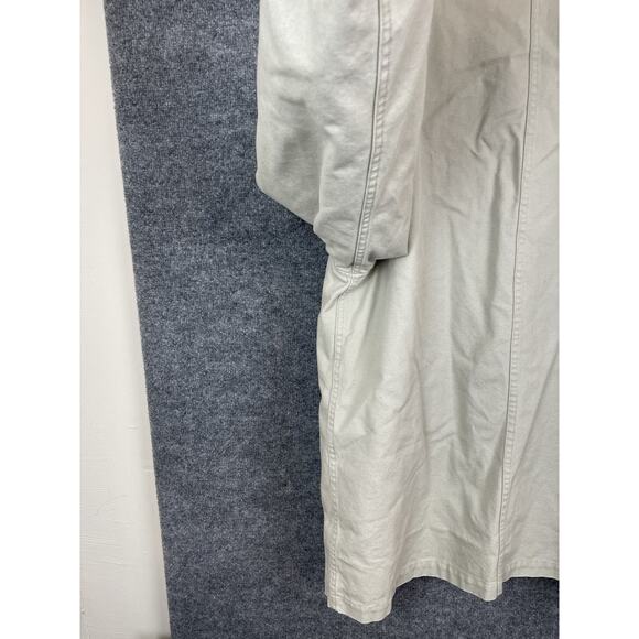 Lands' End Barn Coat Men's M 38-40 Tan Chore Field Jacket Corduroy Collar Quilte - Picture 14 of 16